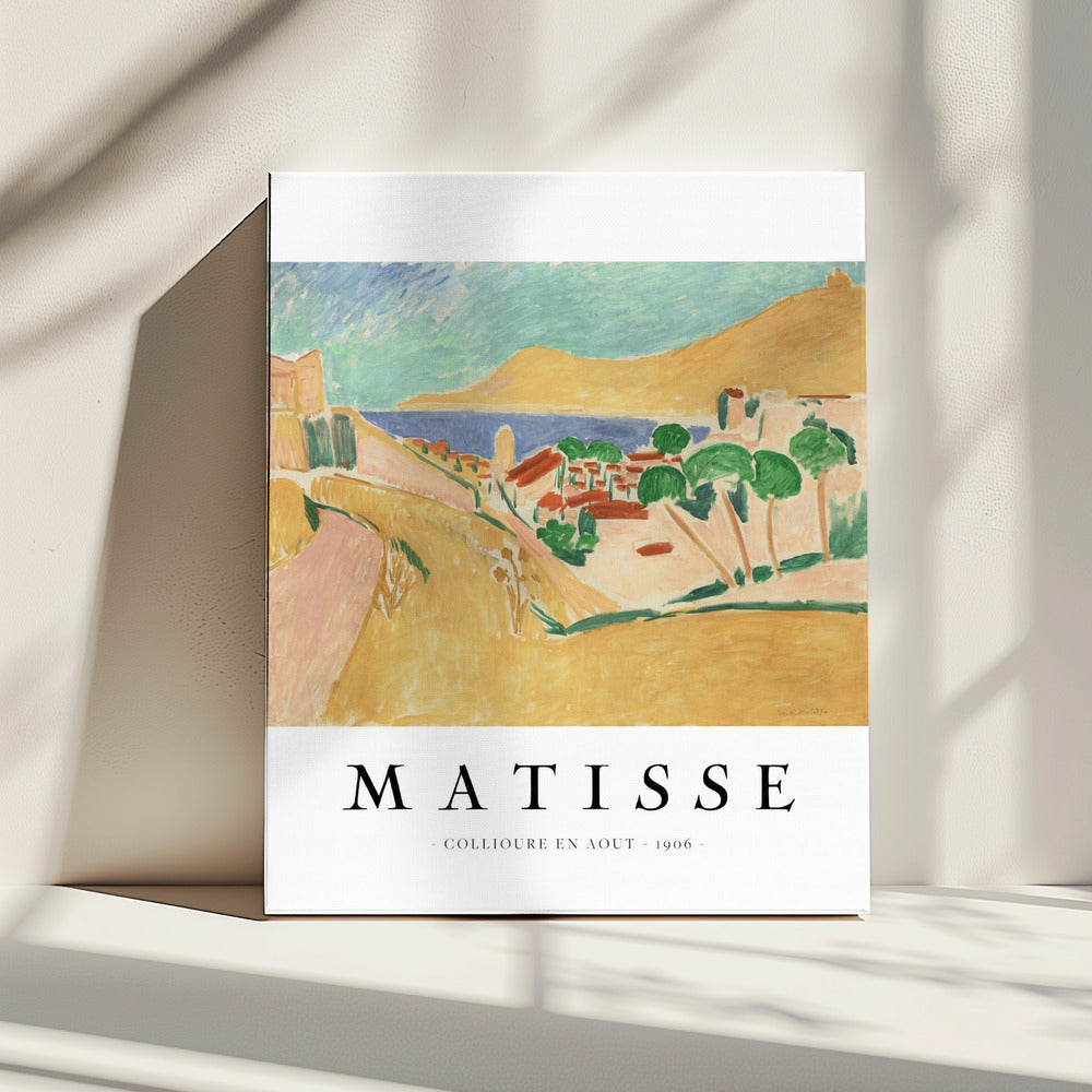 Artwork  Collioure En Aout Matisse 24X36-inches