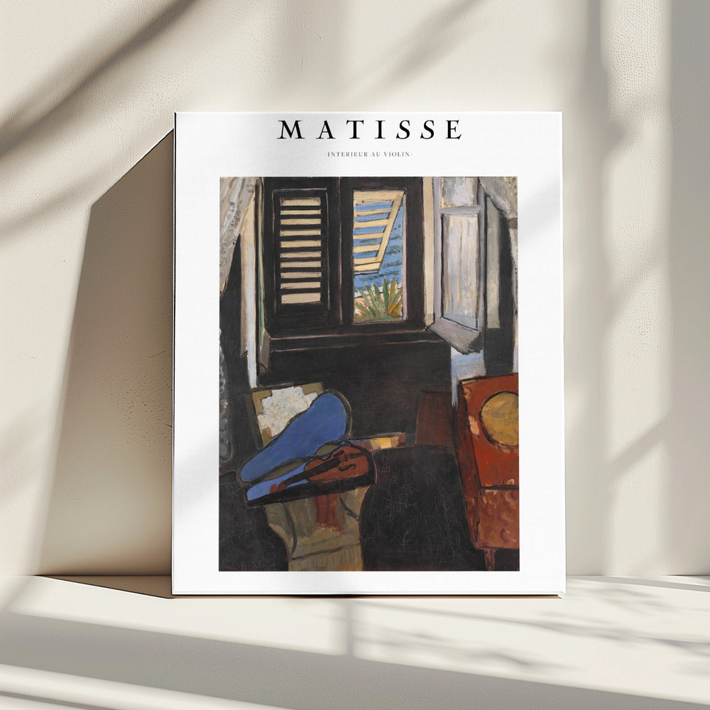 Artwork Intérieur Au Violon Matisse 24X36-inches
