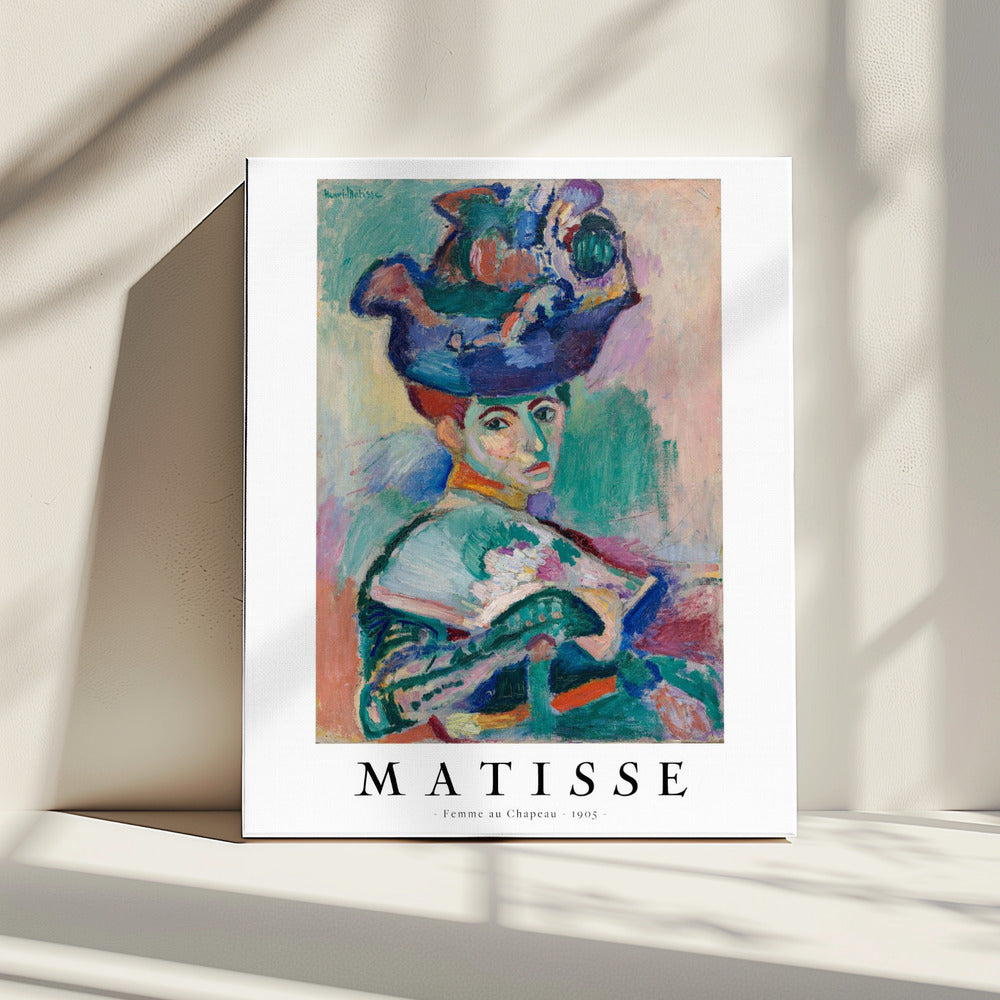 Artwork  Woman With Hat 1905 24X36-inches