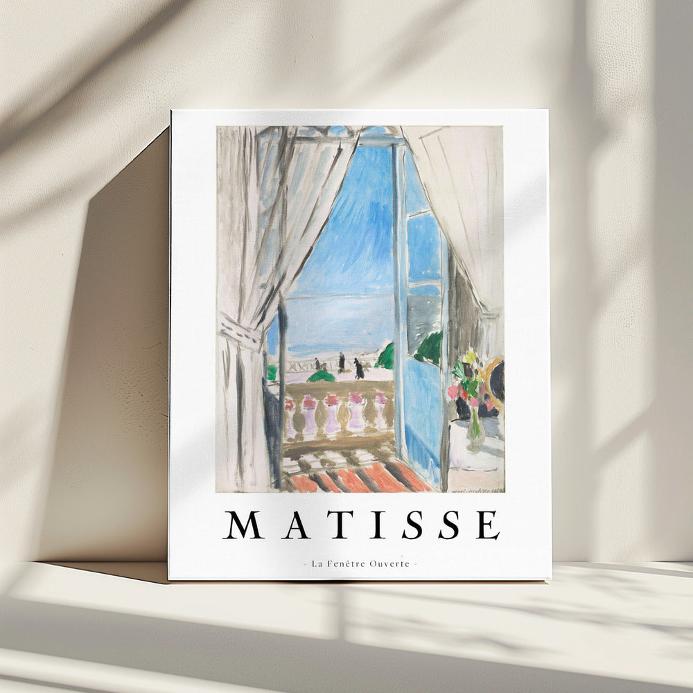 Artwork La Fenêtre Ouverte Matisse 24X36-inches