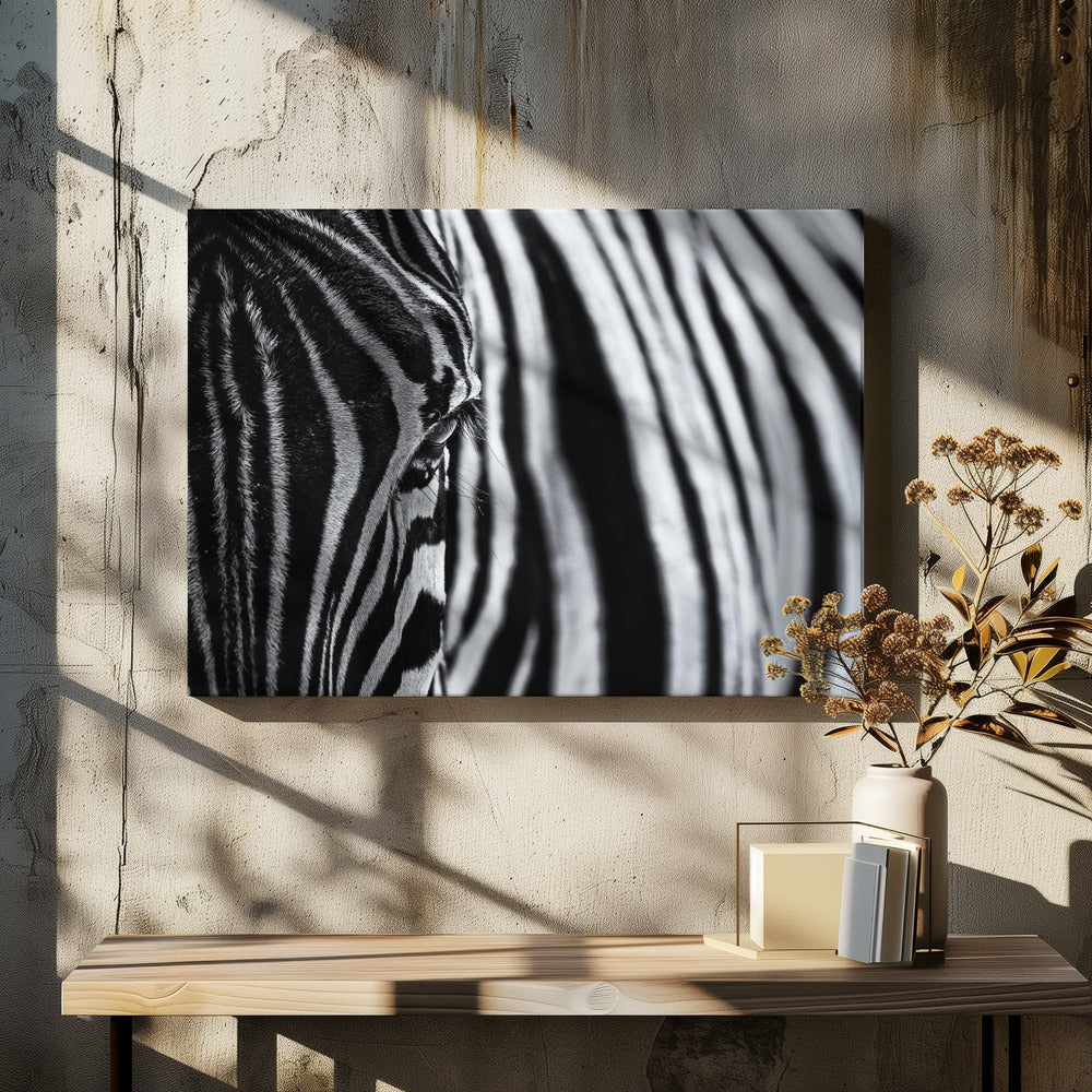 Artwork- The look of nature-36X24inches-In White Floating Frame