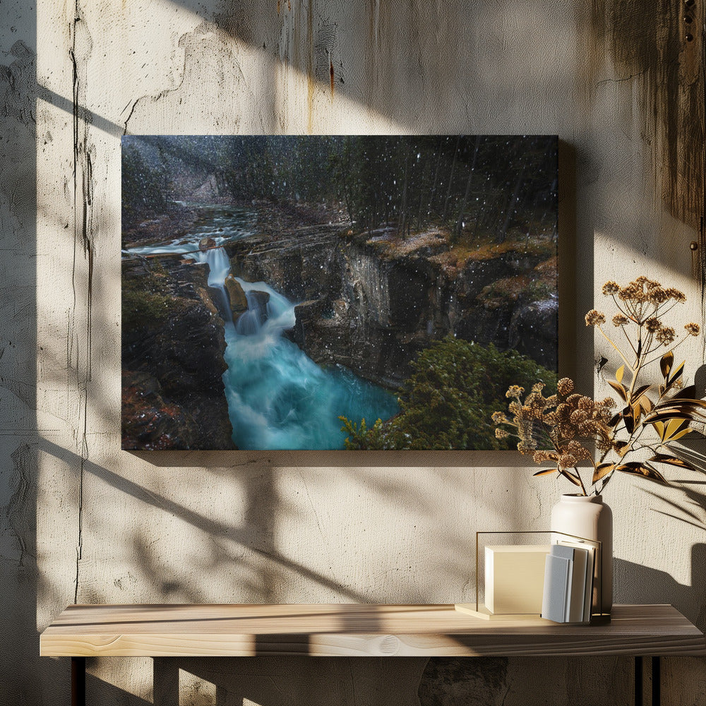 Wall art Surprise-48X36inches-In Black Floating Frame