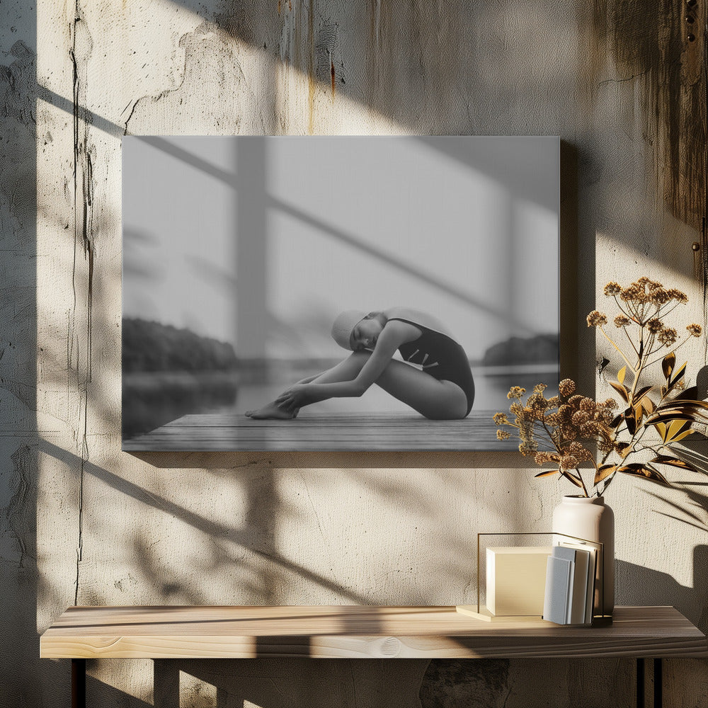 Artwork- lato-36X24inches-In White Floating Frame