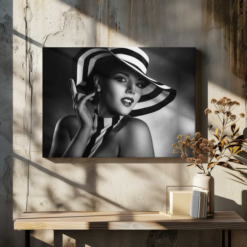 Artwork- Blackandwhite-36X24inches-In White Floating Frame