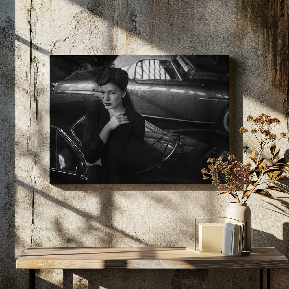 Artwork- Untitled-36X24inches-In White Floating Frame