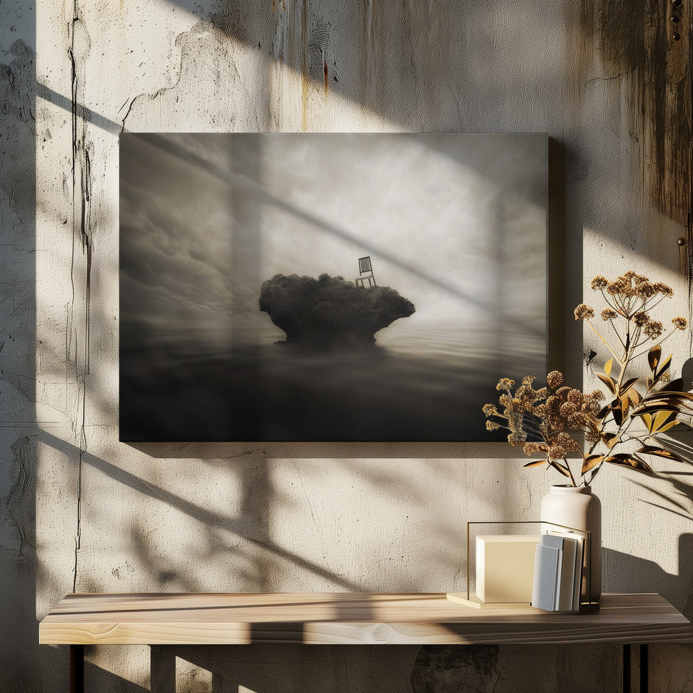 Artwork- Reserved seats without a master-36X24inches-In White Floating Frame