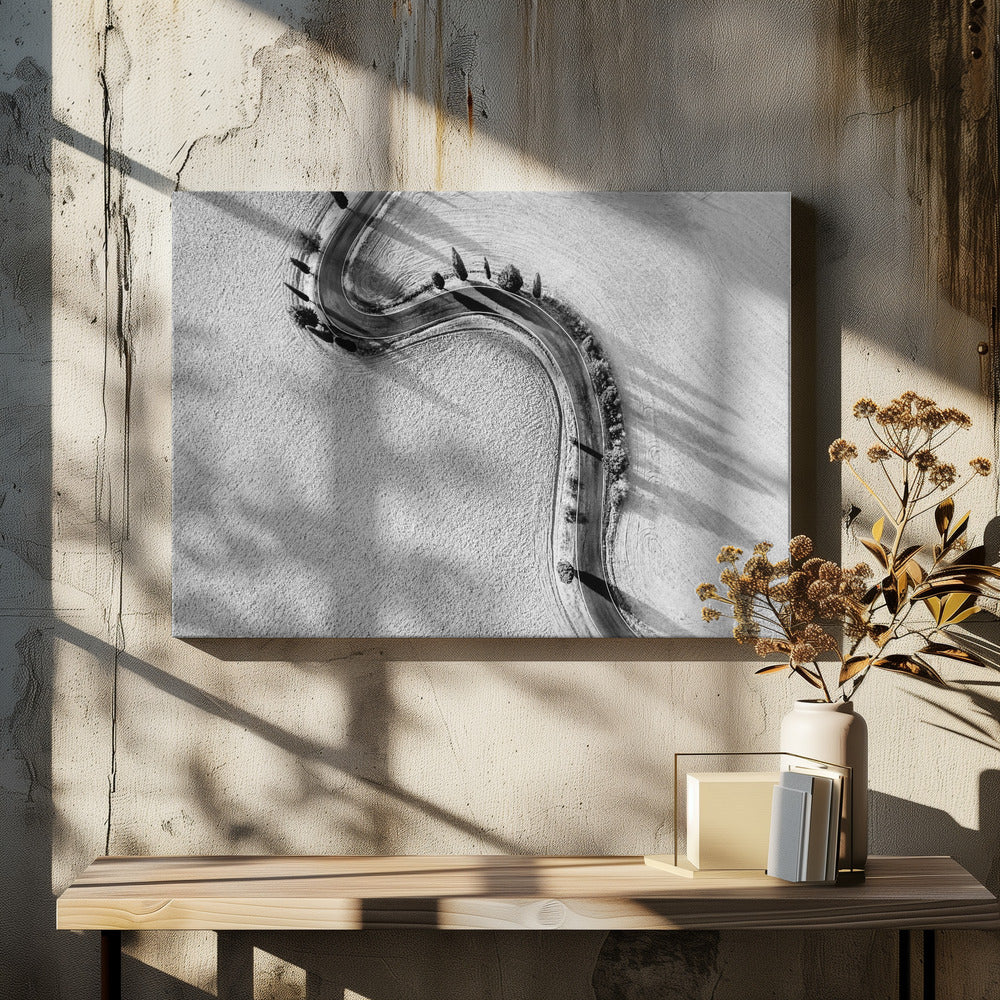 Artwork- Monticchellio-36X24inches-In White Floating Frame