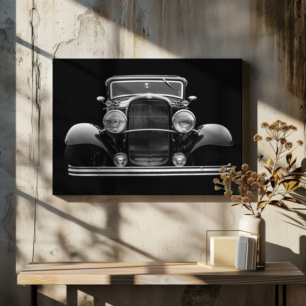 Artwork- Ford.-36X24inches-In White Floating Frame