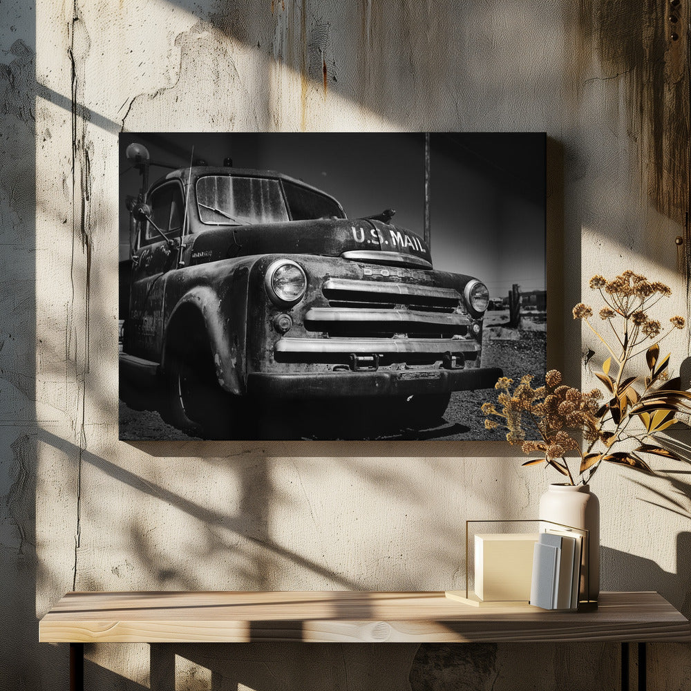 Artwork- Nas(ty)Car-36X24inches-In White Floating Frame