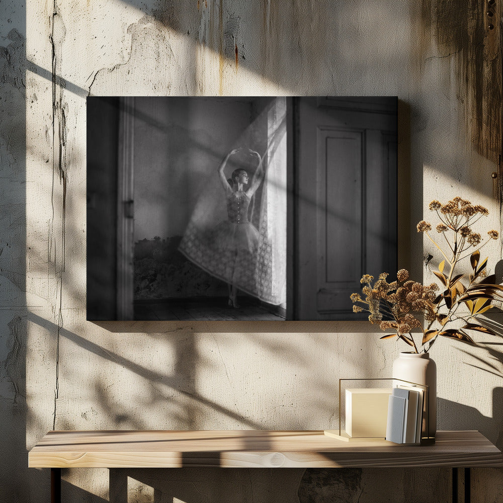 Artwork- Untitled-36X24inches-In White Floating Frame