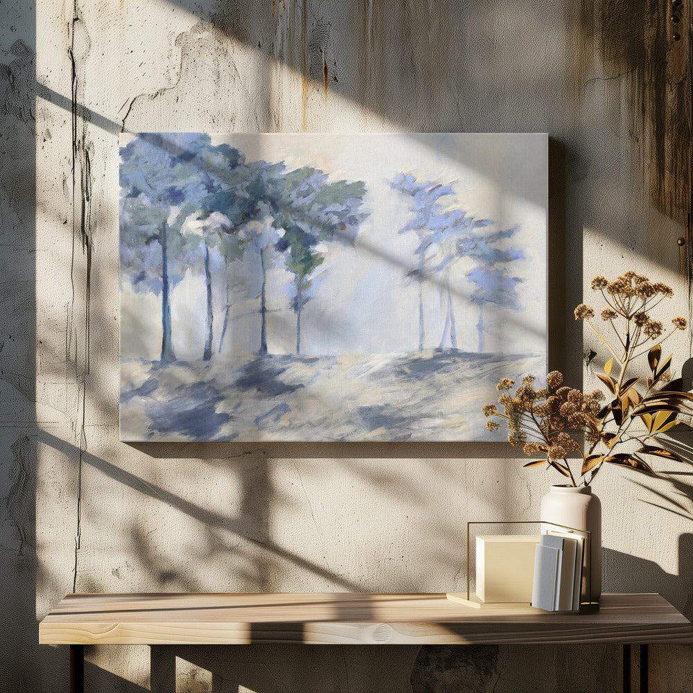 Artwork- Cypress-36X24inches-In White Floating Frame