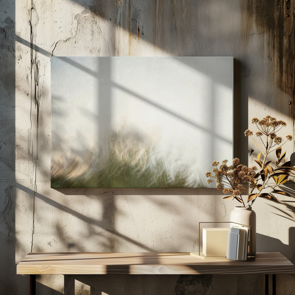 Artwork- Moving landscape-36X24inches-In White Floating Frame