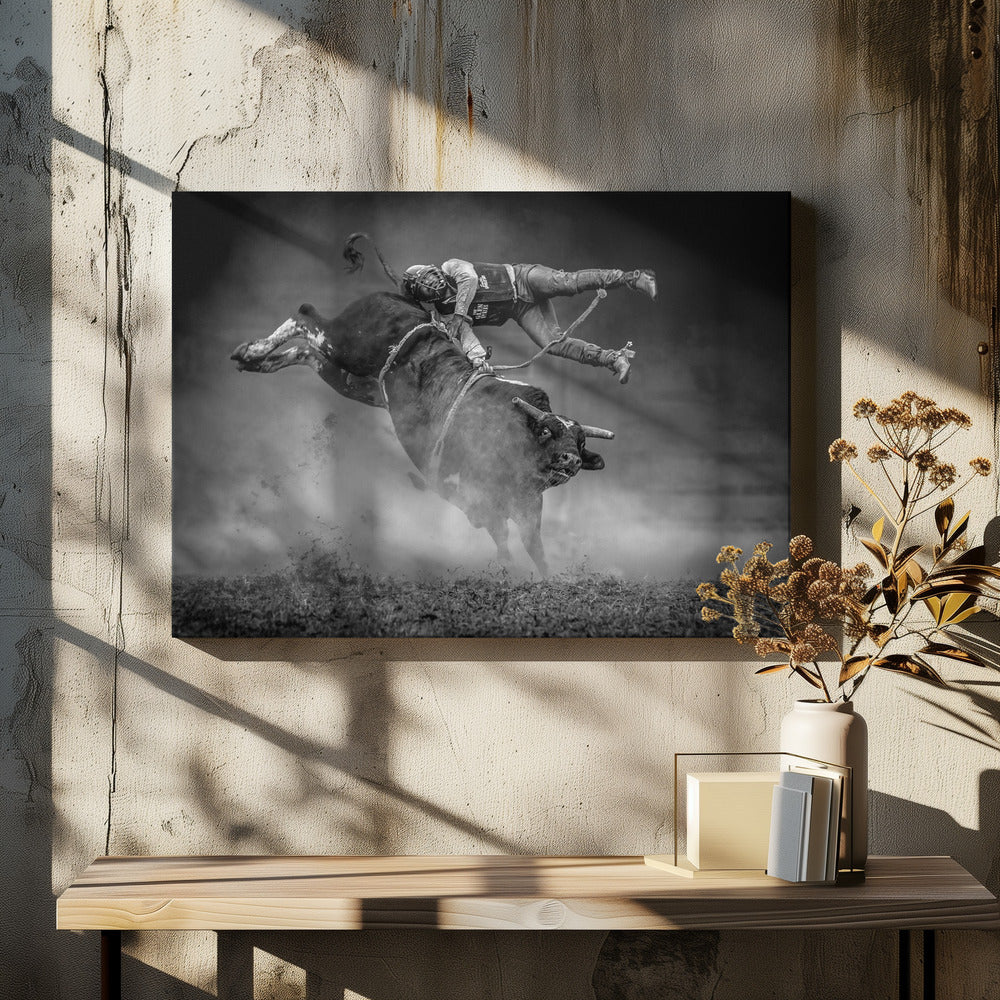 Keeping Balance Wall Artwork In White Floating Frame