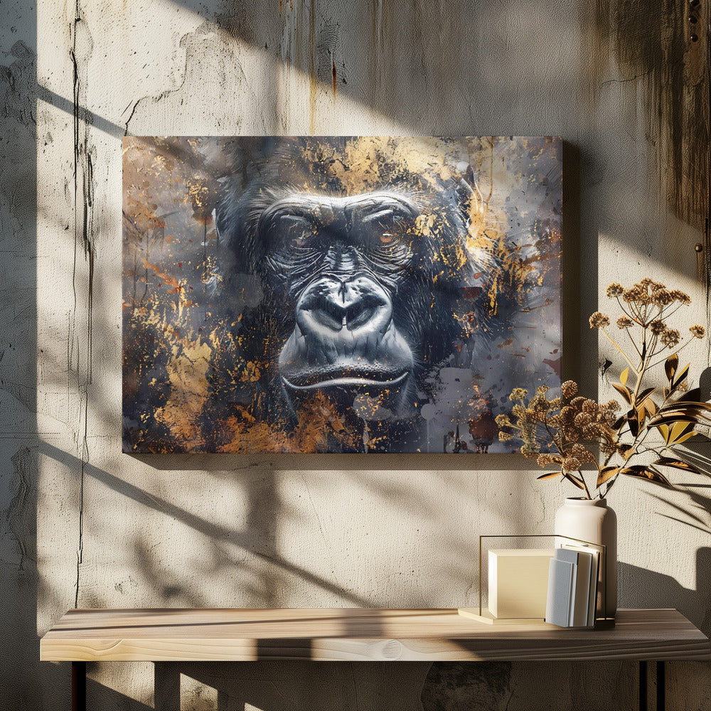 Animal Vintage Art Illustration Wallart 03 Wall Artwork In White Floating Frame