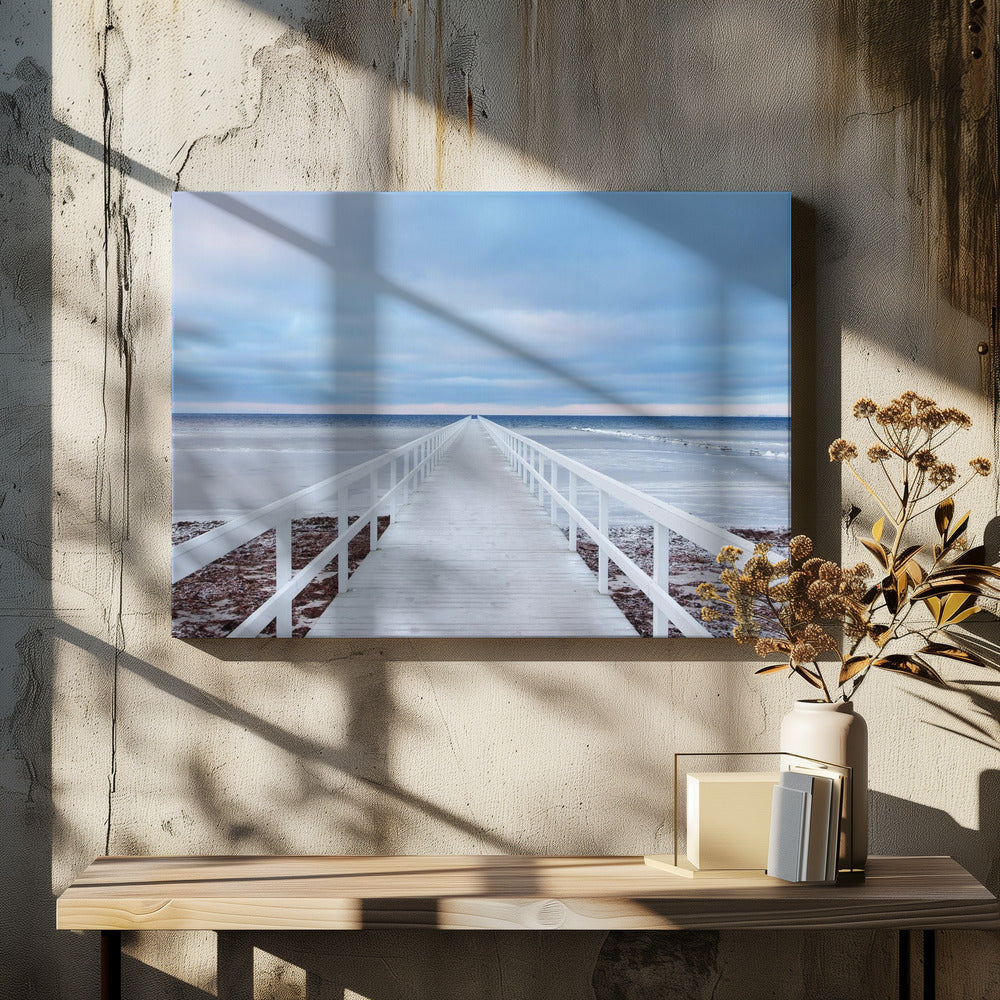 Artwork The bridge48X36inches- Black Frame