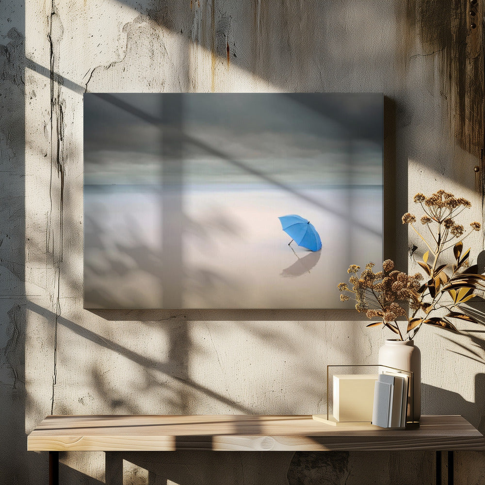 Artwork Summer Rain48X36inches- Black Frame