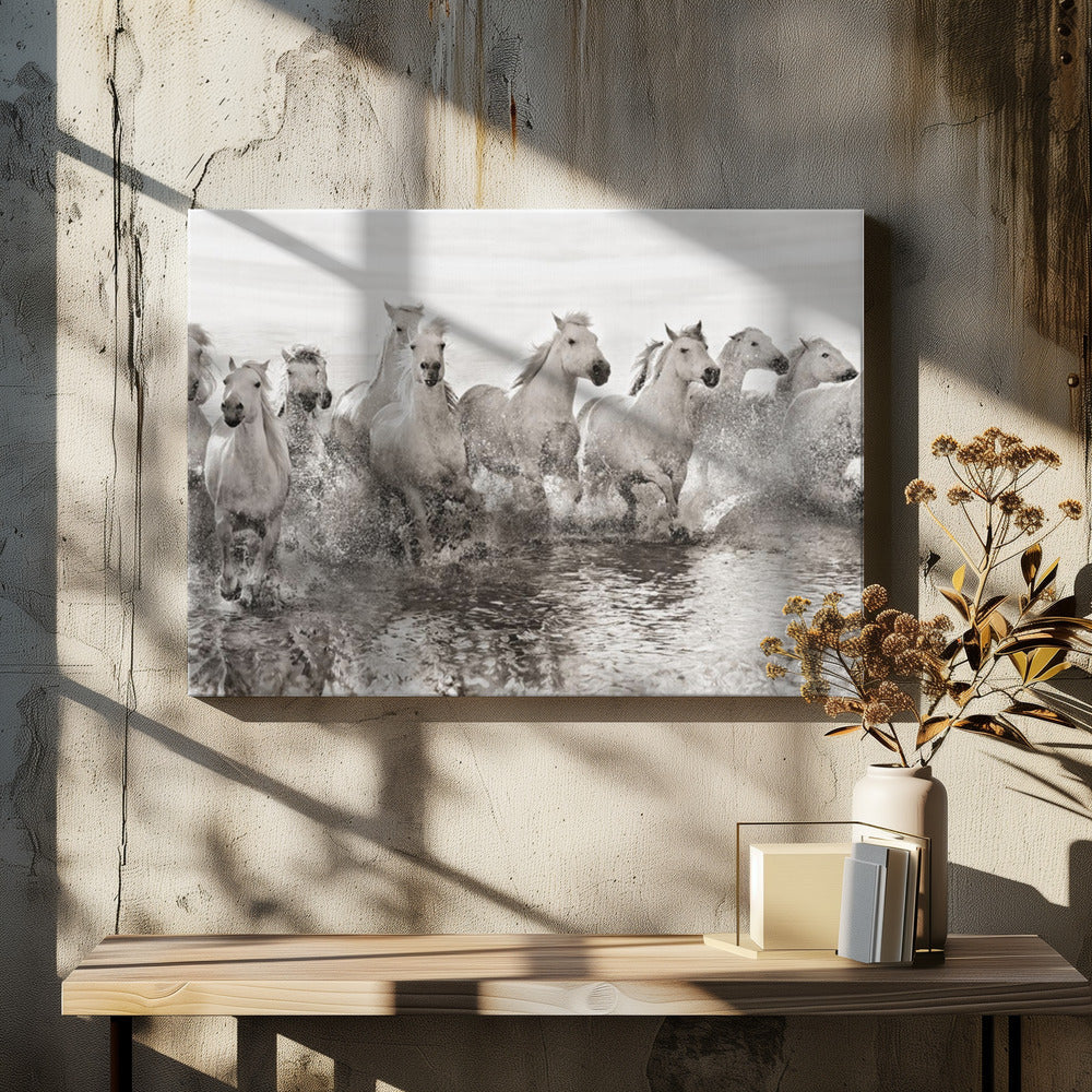 Artwork Illusion of power (13 horse power though)48X36inches- Black Frame