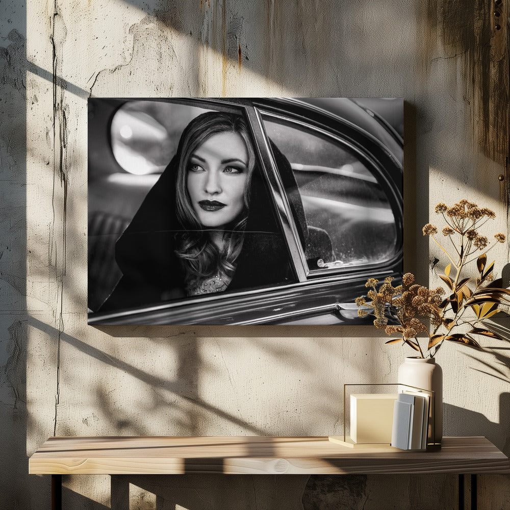 Artwork- Caught in a moment of absence...-36X24inches-In White Floating Frame