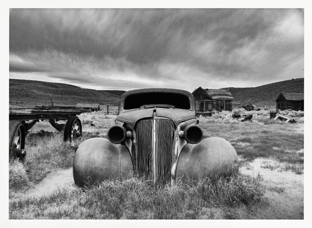 Artwork- Bodie State Historic Park-20X16inches-In White Floating Frame