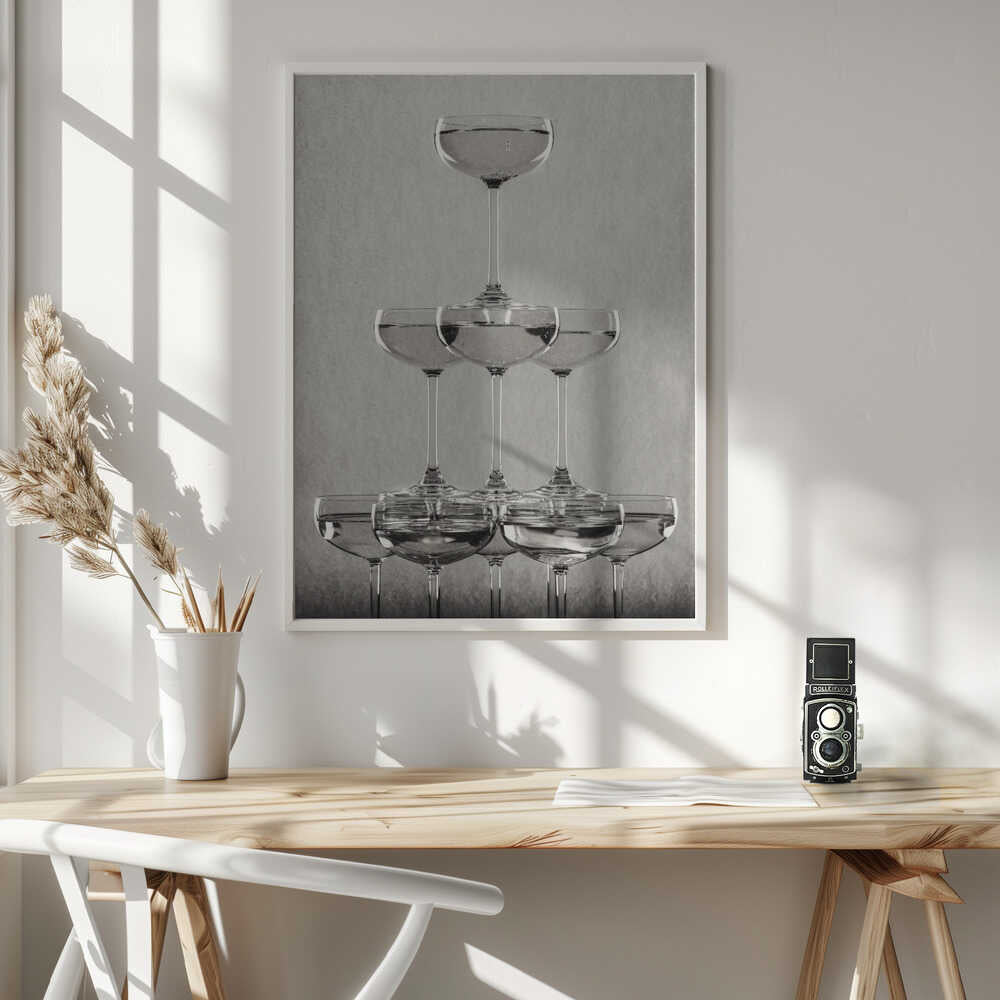 Wall art Champagne tower_9