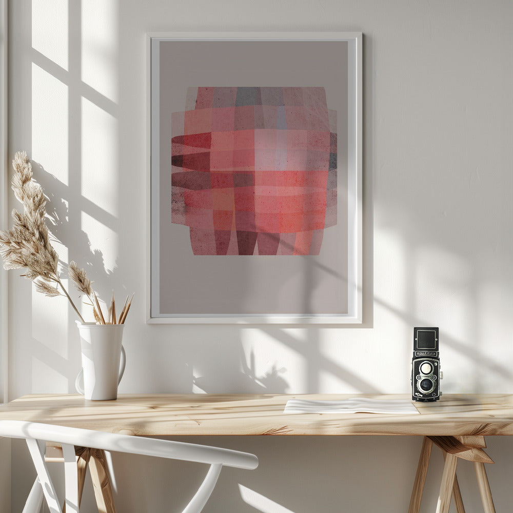 Knotted Wall Artwork In White Floating Frame