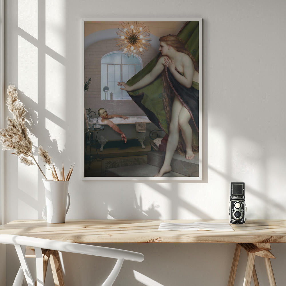 canvas prints Bath Meeting36X48inches- White Frame