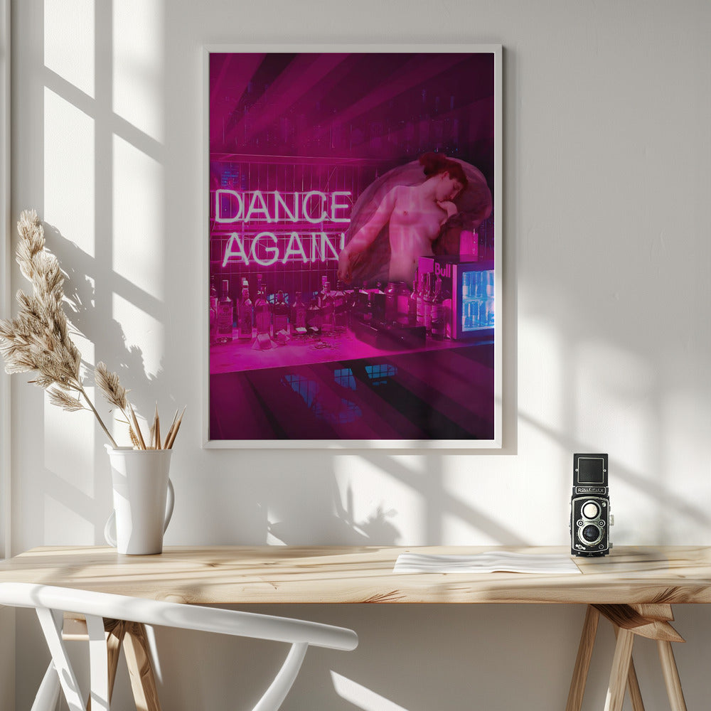canvas prints Dance Again36X48inches- White Frame