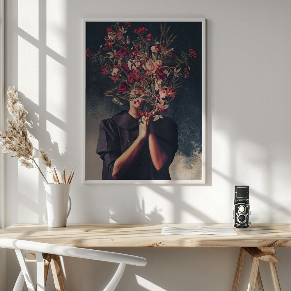 Artwork The Autumns After I Found You36X48inches- White Frame