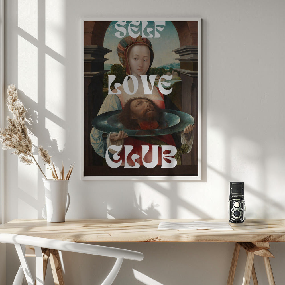 canvas prints Self Love Club No. 736X48inches- White Frame