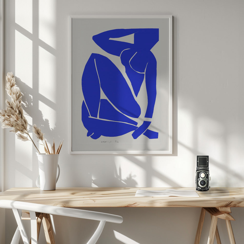 Artwork  Nudo Blu III 1952 24X36-inches