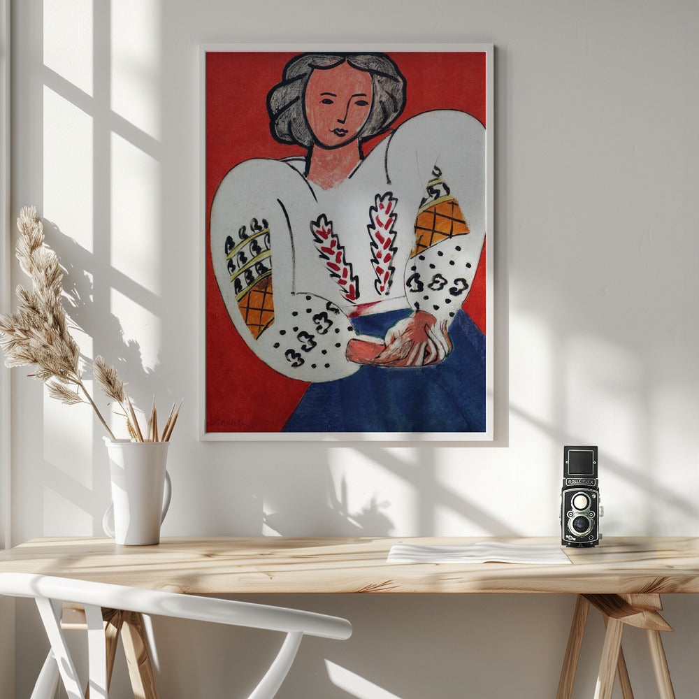 Artwork  La Camicetta Romena 1940 24X36-inches