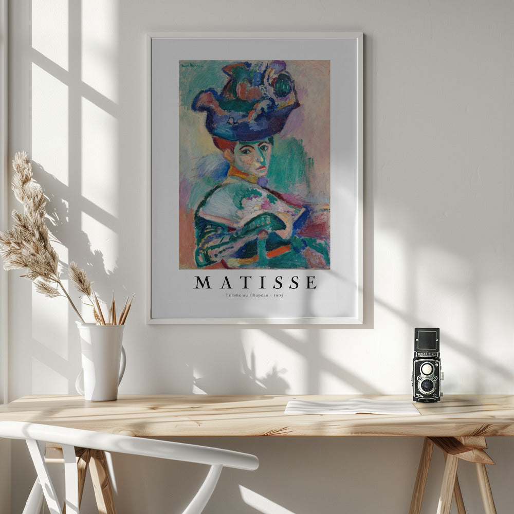 Artwork  Woman With Hat 1905 24X36-inches