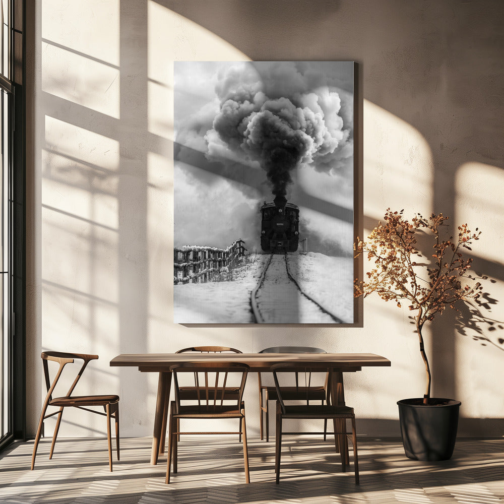 Artwork- Old train-inches-