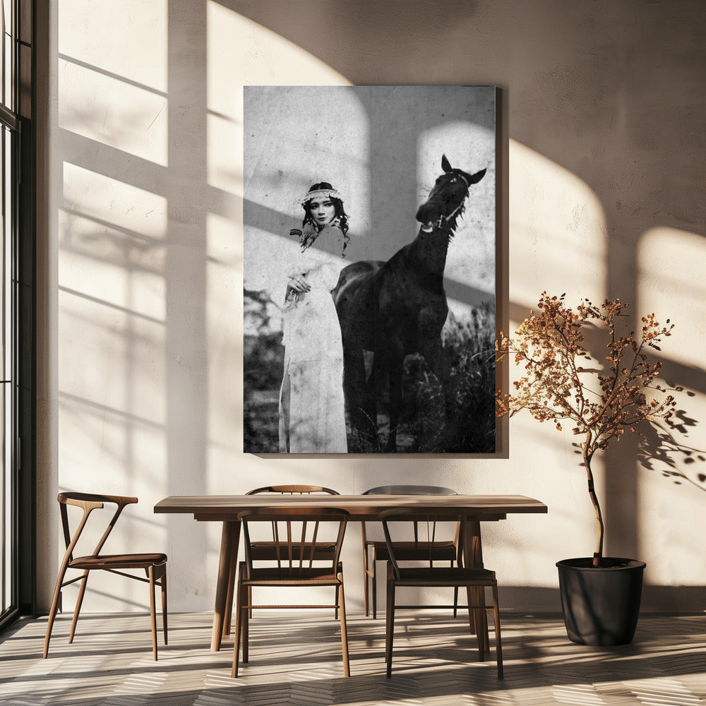 Artwork- napelu-36X48inches-In White Floating Frame