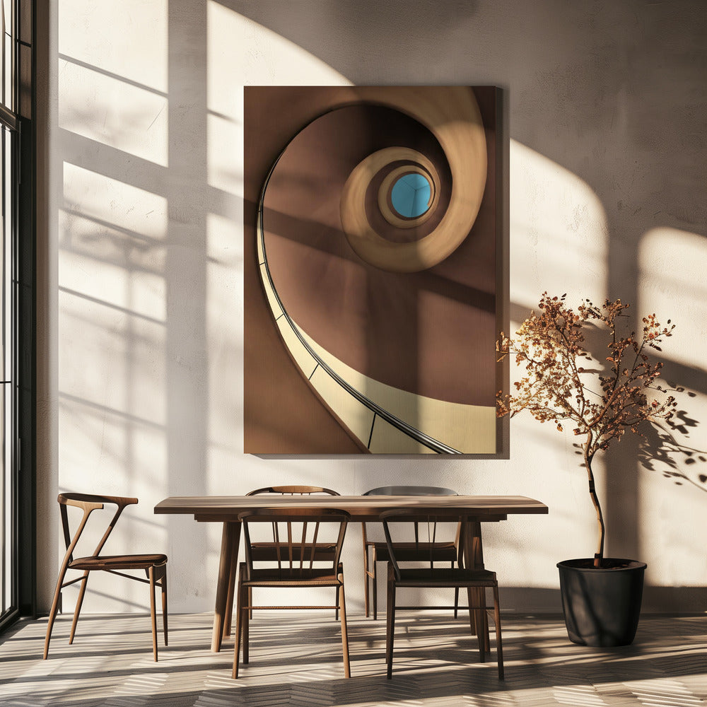 concrete shapes Wall Artwork In White Floating Frame