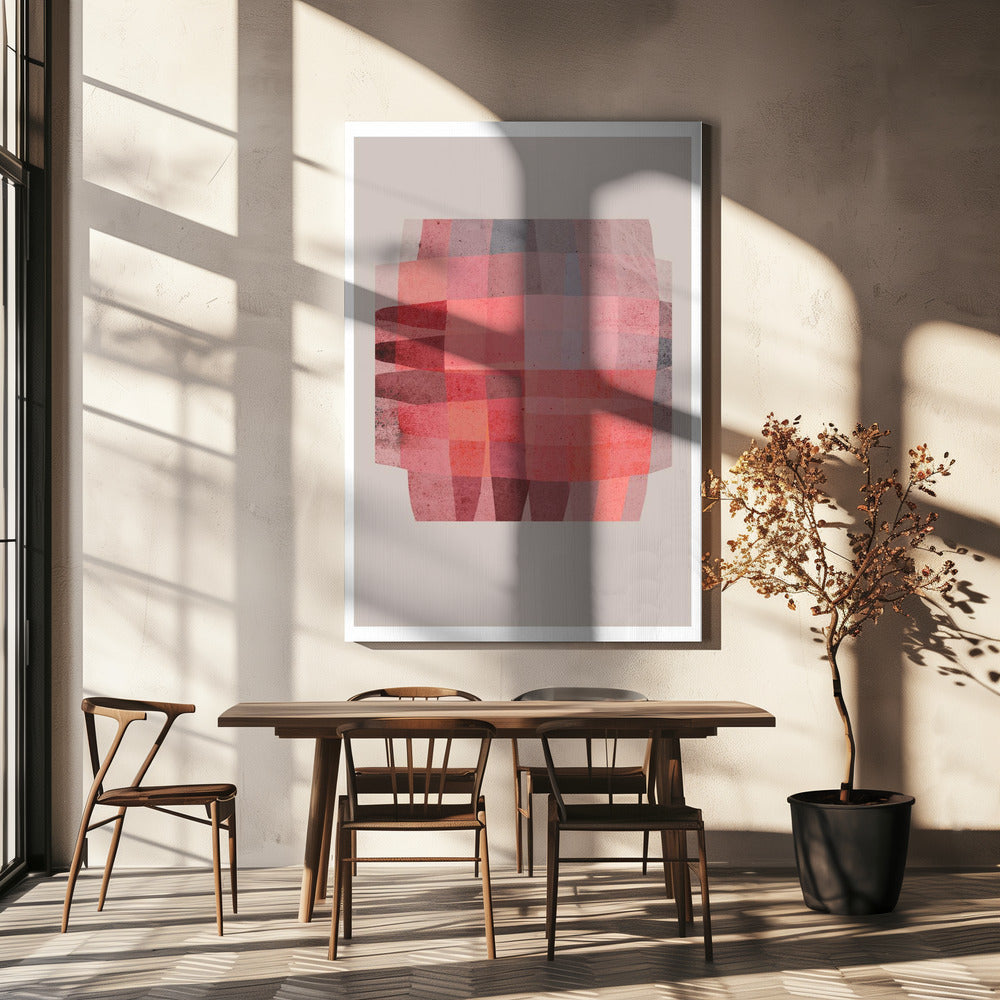 Knotted Wall Artwork In White Floating Frame