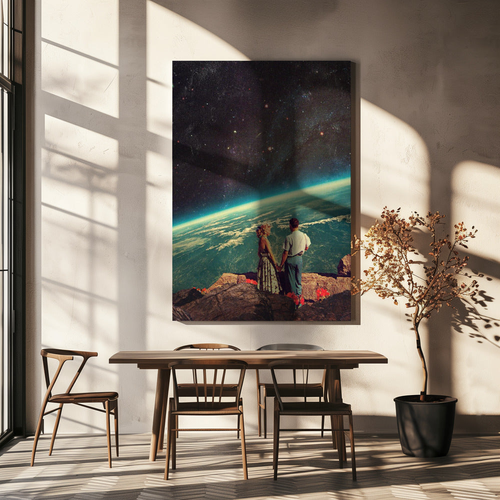 Love- Wall Artwork In Black Floating Frame