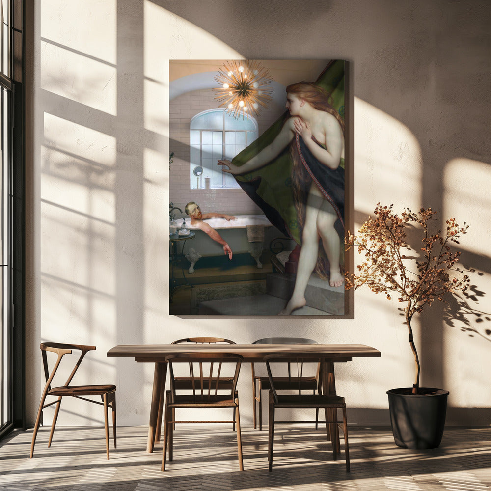 canvas prints Bath Meeting36X48inches- Black Frame