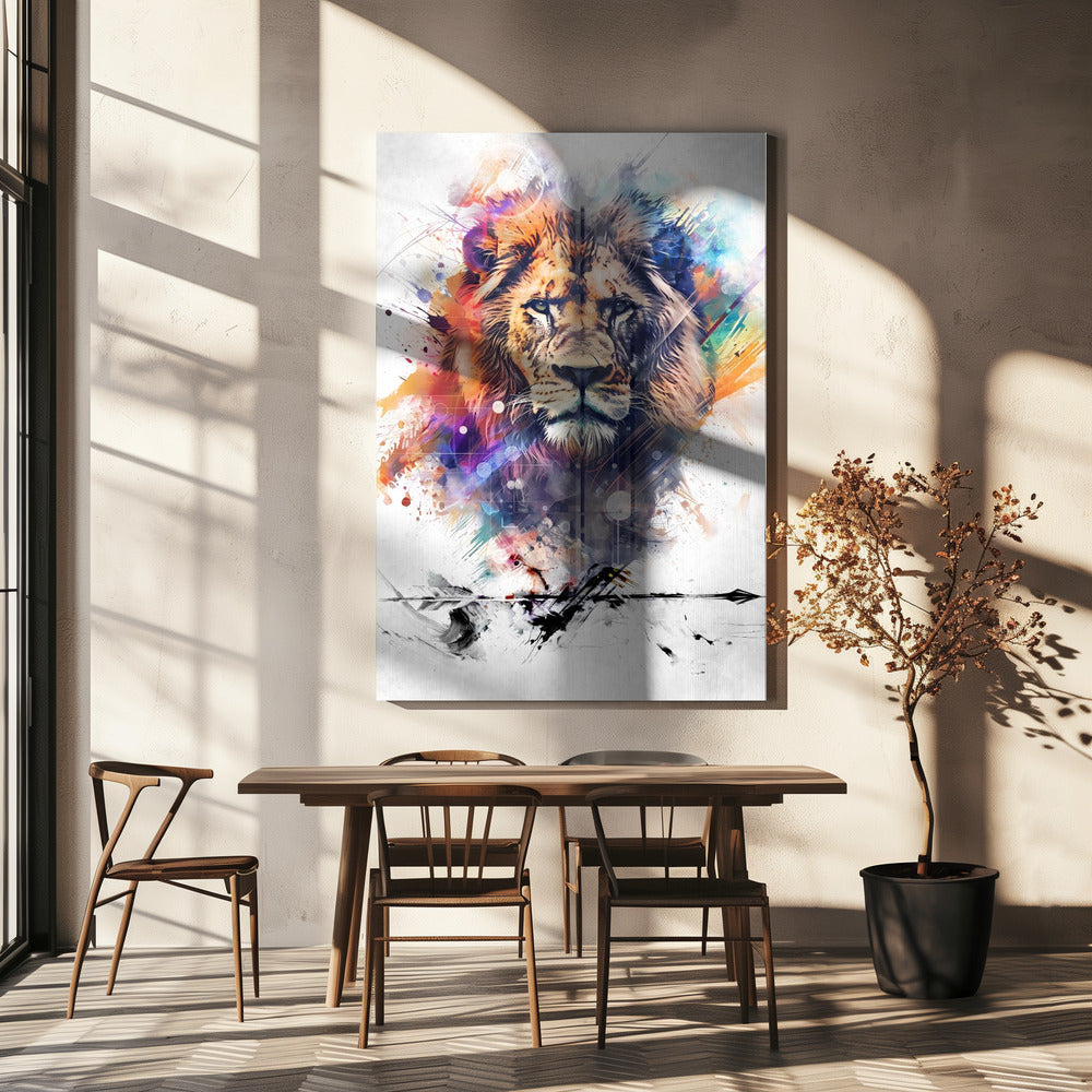 Wall art Lion Poster Art 04