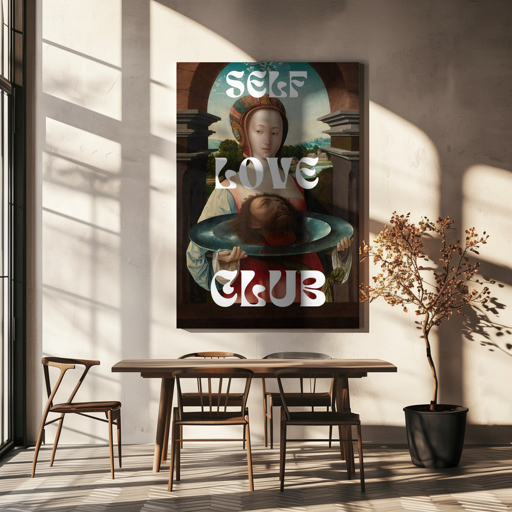 canvas prints Self Love Club No. 636X48inches- Black Frame