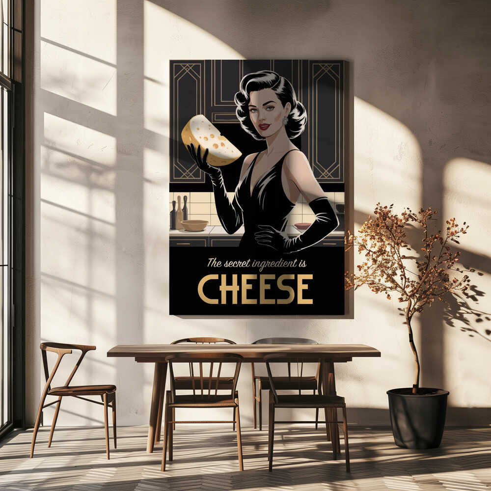 Wall art Cheesy Elegance