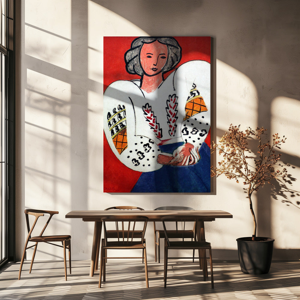 Artwork  La Camicetta Romena 1940 -inches