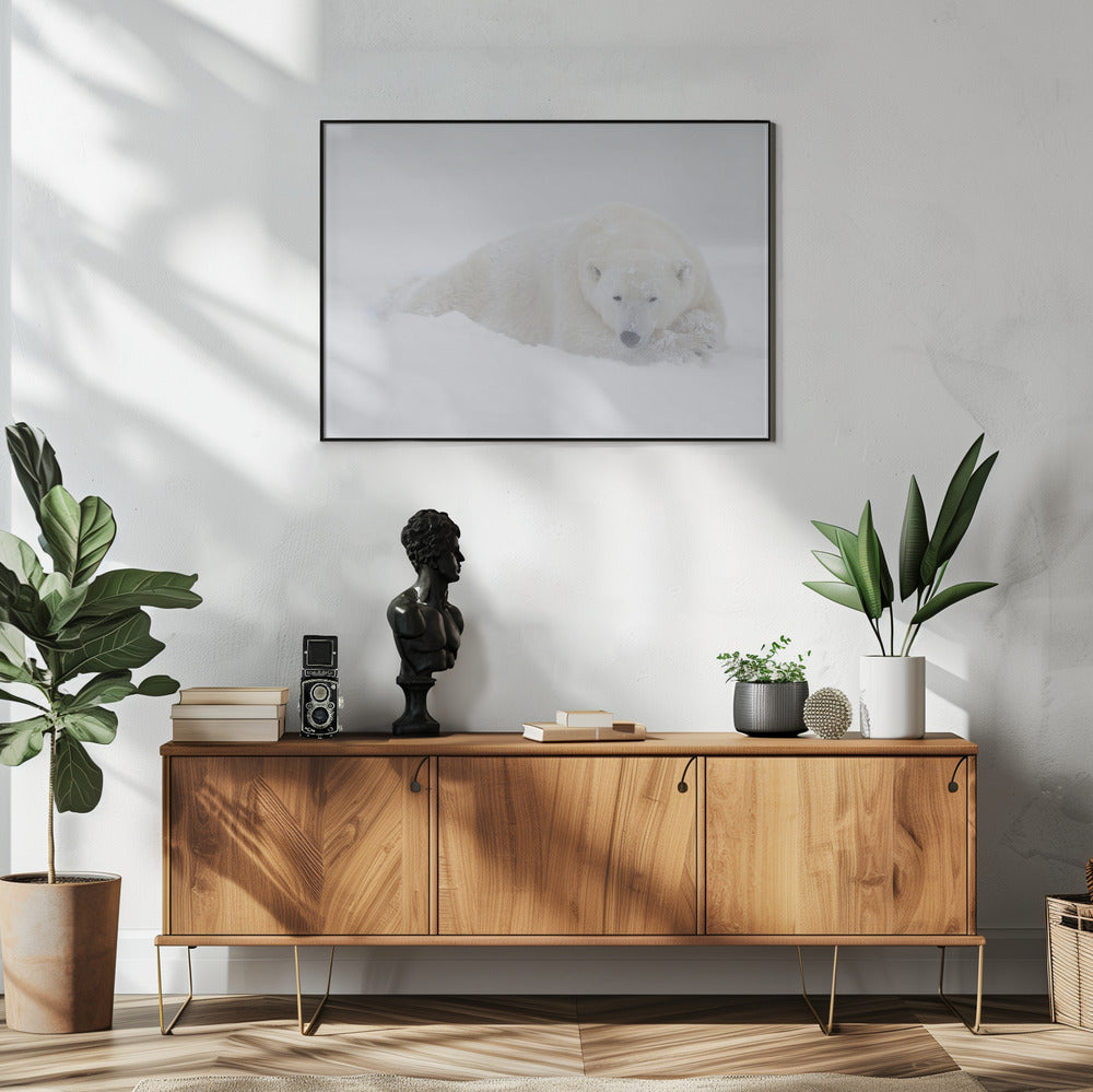 Wall art White-48X36inches-In White Floating Frame