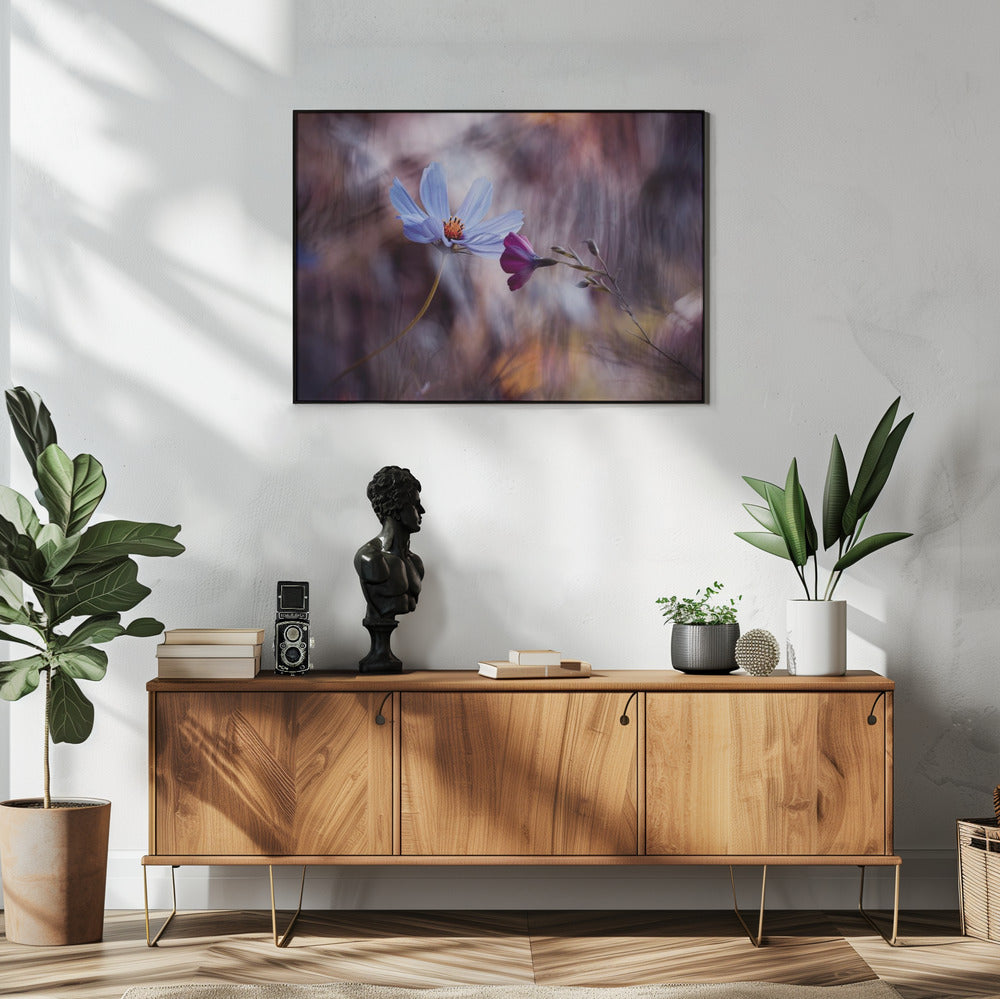 Artwork Le rendez vous48X36inches- White Frame