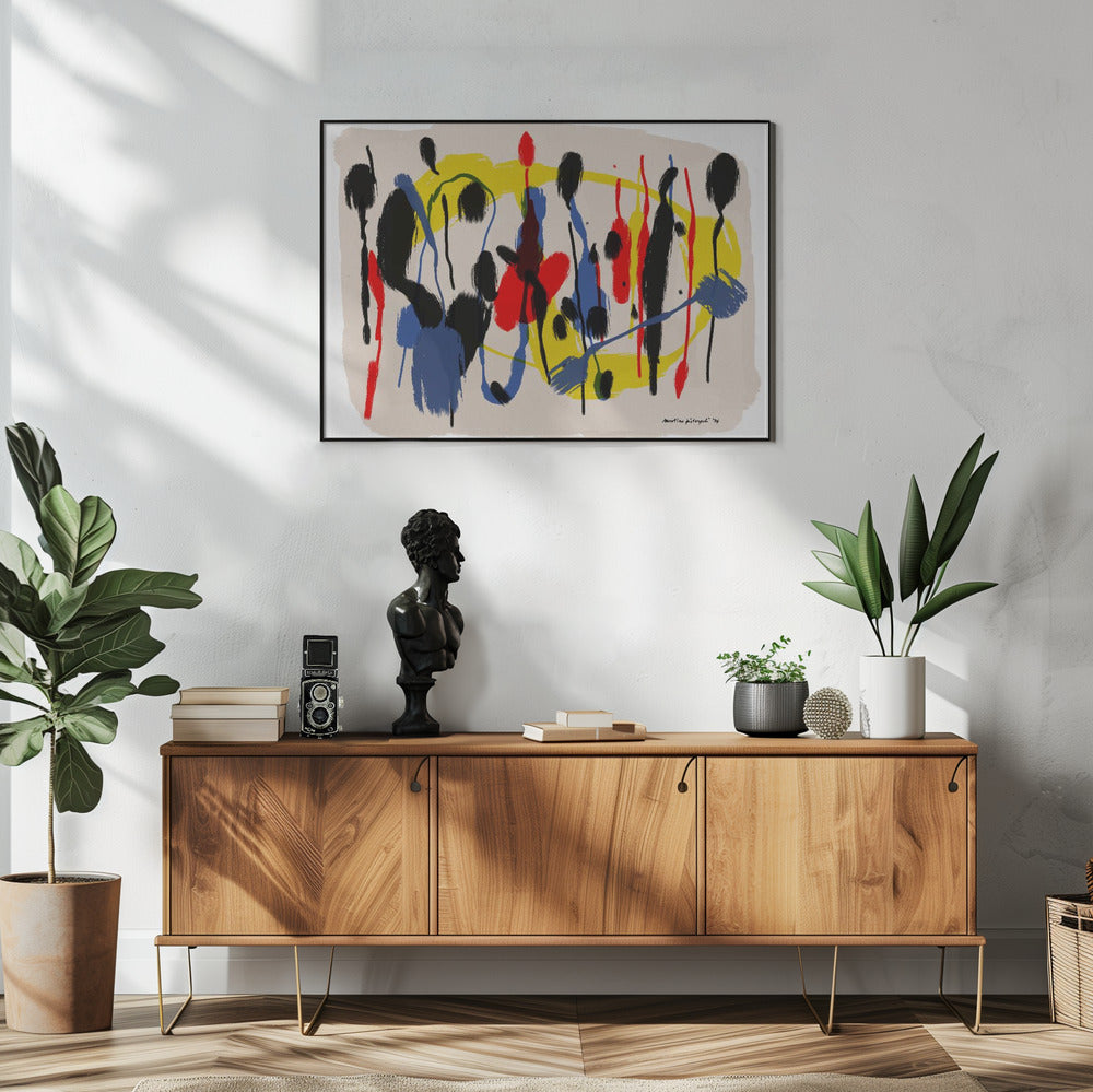 Abstract Art Canvas Print-wall-art-lessia-48X36