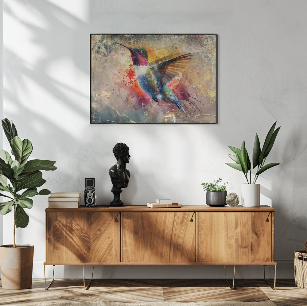 Artwork Bird Birds Animal Vintage Art Illustration Wallart 1748X36inches- White Frame