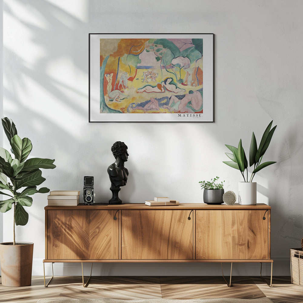 Artwork  La Joie De Vivre, With Boarder 48X36-inches