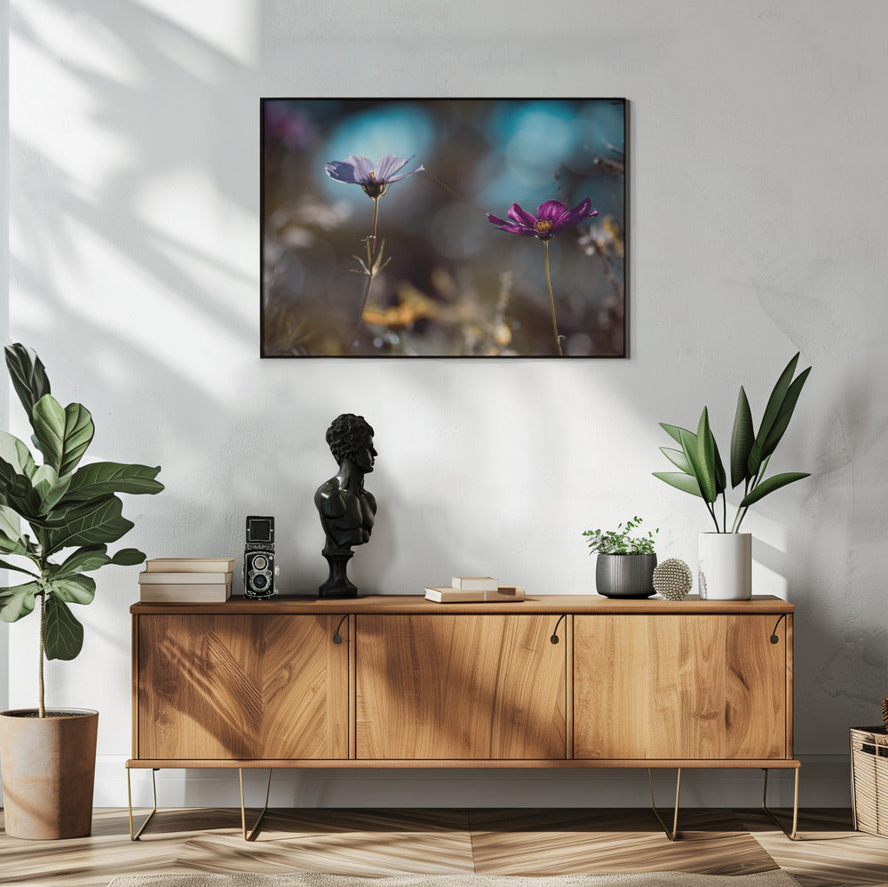 Artwork Le lien48X36inches- White Frame