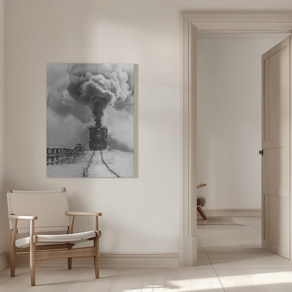 Artwork- Old train-inches-