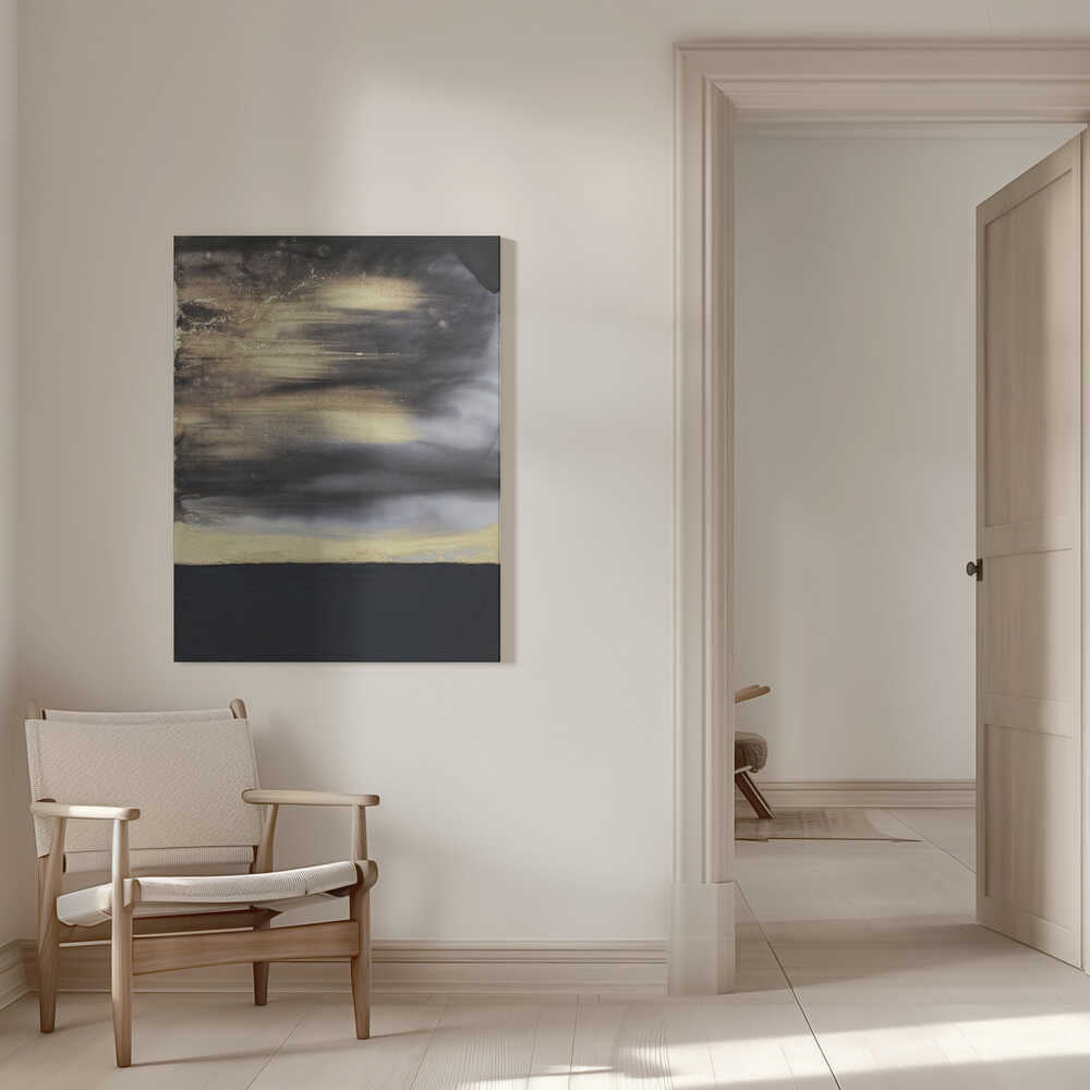 Wall art Gold Noir